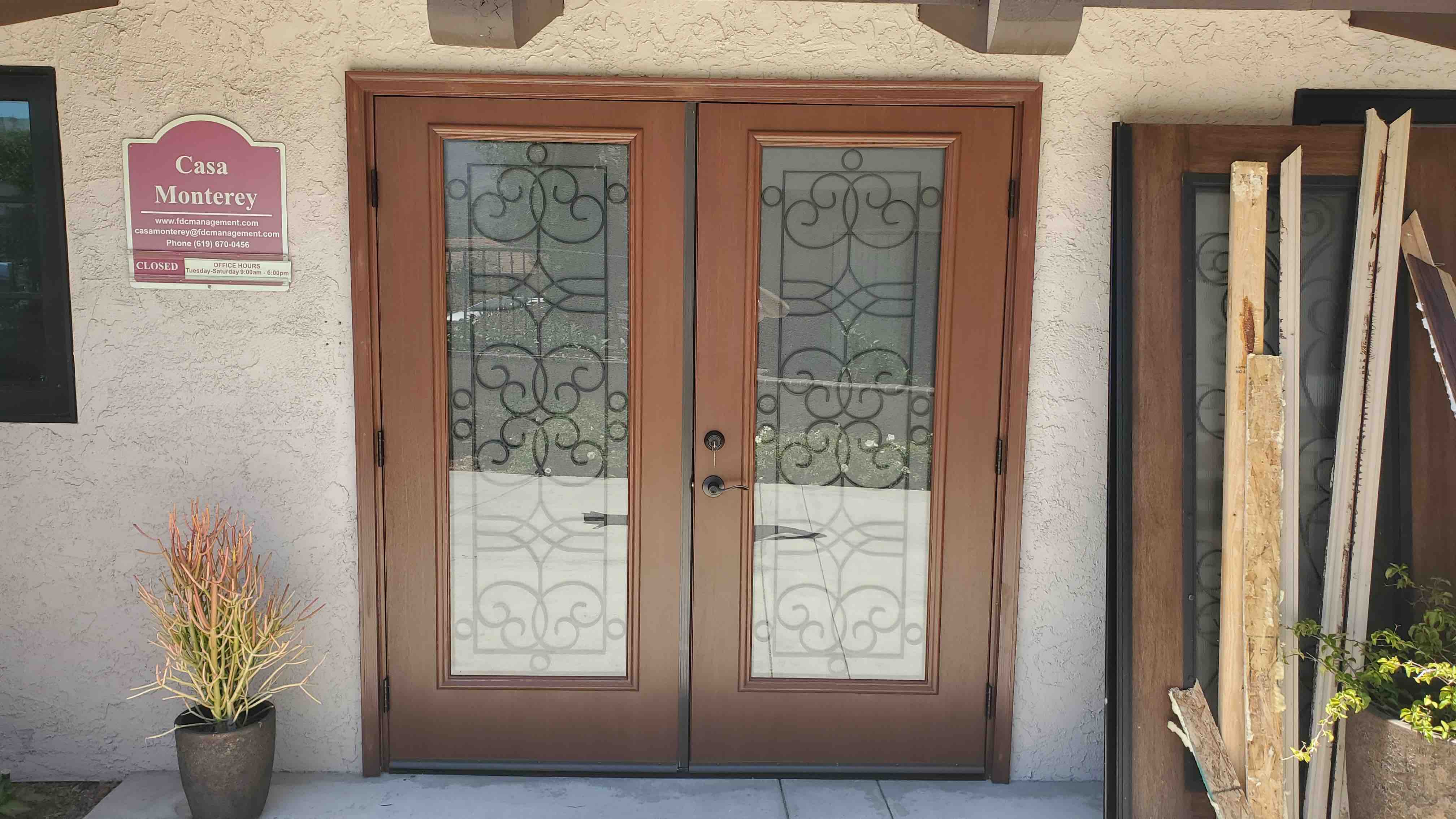 Therma-Tru Fiberglass Entry Door Newport Beach Door Installation